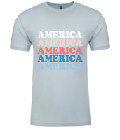 Retro America Blue Shirt