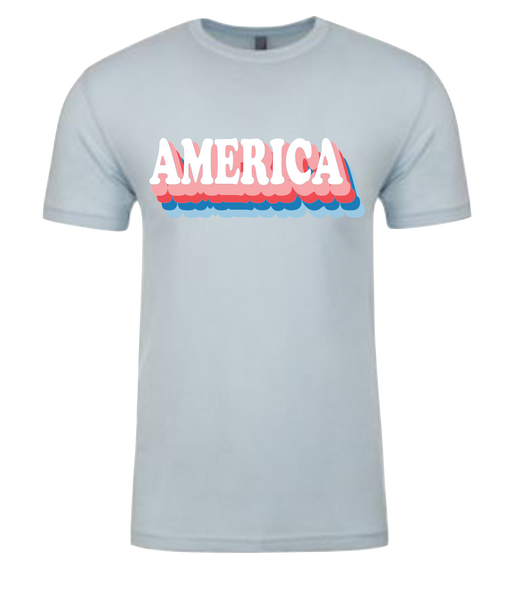 Retro Blue America Shirt