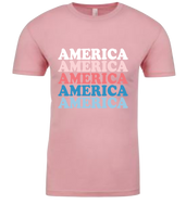 Retro America pink shirt